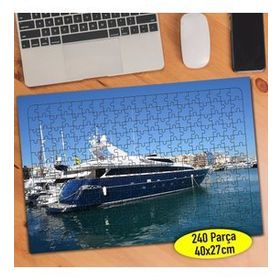 71316858 Deniz Limanında Lüks Tekne 240 Parça Puzzle Yapboz