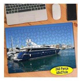71316858 Deniz Limanında Lüks Tekne 240 Parça Puzzle Yapboz