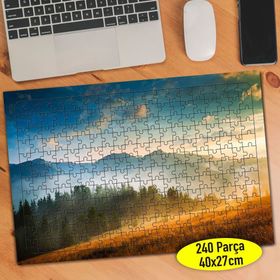 71393166 Ukrayna Dağ Doğa Manzarası 240 Parça Puzzle Yapboz