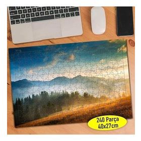 71393166 Ukrayna Dağ Doğa Manzarası 240 Parça Puzzle Yapboz