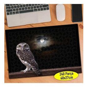 71586665 Karanlıkta Dolunay ve Baykuş 240 Parça Puzzle Yapboz
