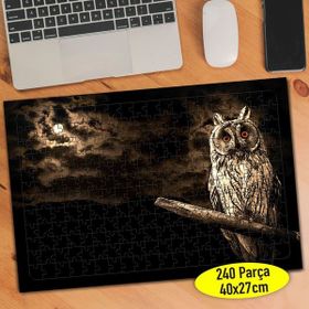 71900333 Karanlıkta Dolunay ve Baykuş 240 Parça Puzzle Yapboz