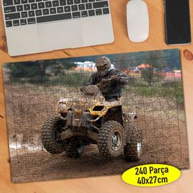 7197135 Zorlu Parkurda ATV ile Safari 240 Parça Puzzle Yapboz