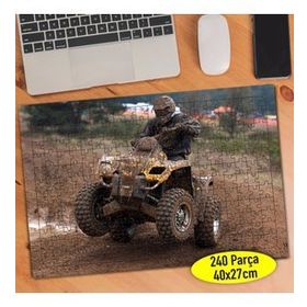7197135 Zorlu Parkurda ATV ile Safari 240 Parça Puzzle Yapboz