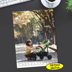 72044708 Bebek Arabalı Anne 240 Parça Puzzle Yapboz