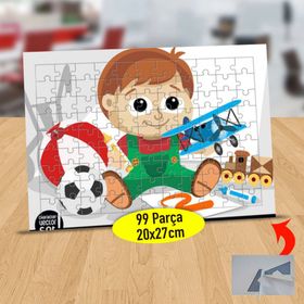 72147495171 Oyuncakla Oynayan Bebek 99 Parça Puzzle Yapboz Tablo