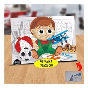 72147495171 Oyuncakla Oynayan Bebek 99 Parça Puzzle Yapboz Tablo