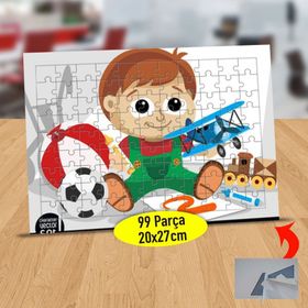 72147495171 Oyuncakla Oynayan Bebek 99 Parça Puzzle Yapboz Tablo