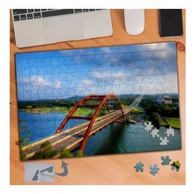 722 Kırmızı Kemer Köprü 240 Parça Puzzle Yapboz Tablo