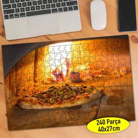 72210690 Taş Fırında Pizza Fast Food 240 Parça Puzzle Yapboz