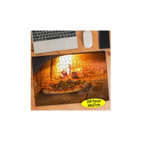 72210690 Taş Fırında Pizza Fast Food 240 Parça Puzzle Yapboz