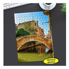 72280297 Venedik Nehir Manzarası 240 Parça Puzzle Yapboz