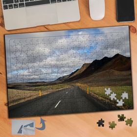 723 Dağ Kenarında Karayol 240 Parça Puzzle Yapboz Tablo