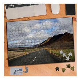 723 Dağ Kenarında Karayol 240 Parça Puzzle Yapboz Tablo