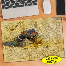 72408319 Oyuncak Araba Ralli Yarışı 240 Parça Puzzle Yapboz