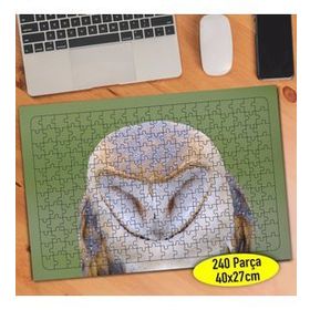 72796342 Uyuyan Sevimli Hayvan Baykuş 240 Parça Puzzle Yapboz