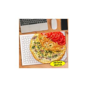 7311 Lezzetli Omlet ve Domates Dilimleri 240 Parça Puzzle Yapboz