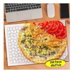 7311 Lezzetli Omlet ve Domates Dilimleri 240 Parça Puzzle Yapboz