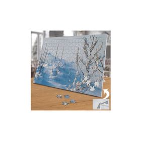 7320 Kış Kar Altında Bitkiler 240 Parça Puzzle Yapboz