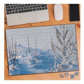 7320 Kış Kar Altında Bitkiler 240 Parça Puzzle Yapboz