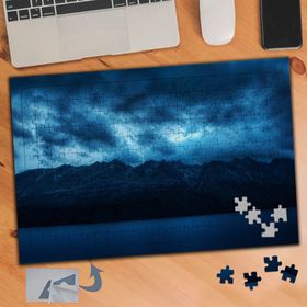 734 Kara Bulutlu Gökyüzü 240 Parça Puzzle Yapboz Tablo