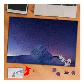 736 Buzdağı Kar Doğa Olayı 240 Parça Puzzle Yapboz Tablo