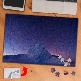 736 Buzdağı Kar Doğa Olayı 240 Parça Puzzle Yapboz Tablo