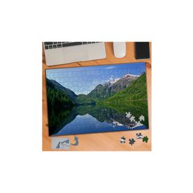 739 Göl Çevresinde Yeşil Vadiler 240 Parça Puzzle Yapboz Tablo