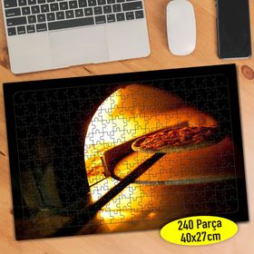 73958618 Taş Fırında Pizza Fast Food 240 Parça Puzzle Yapboz