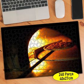 73958618 Taş Fırında Pizza Fast Food 240 Parça Puzzle Yapboz