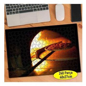 73958618 Taş Fırında Pizza Fast Food 240 Parça Puzzle Yapboz
