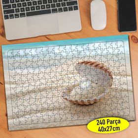 7400 Deniz Kabuğu İçerisinde İnci Tanesi 240 Parça Puzzle Yapboz