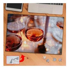7420D Loş Işıkta İçeçekler 240 Parça Puzzle Yapboz Tablo