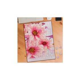 74256571 Güzel Pembe Çiçekler 240 Parça Puzzle Yapboz