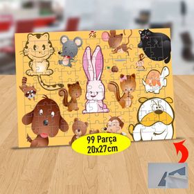 74291 Gülümseyen Minik Hayvanlar 99 Parça Puzzle Yapboz Tablo