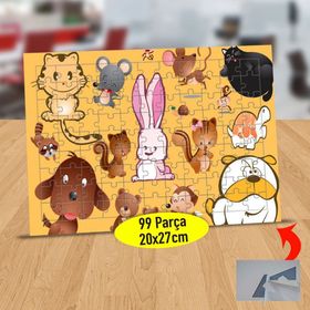 74291 Gülümseyen Minik Hayvanlar 99 Parça Puzzle Yapboz Tablo