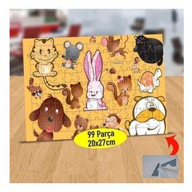 74291 Gülümseyen Minik Hayvanlar 99 Parça Puzzle Yapboz Tablo