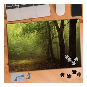 744 Ormandaki Ağaçlar Topraklar 240 Parça Puzzle Yapboz Tablo