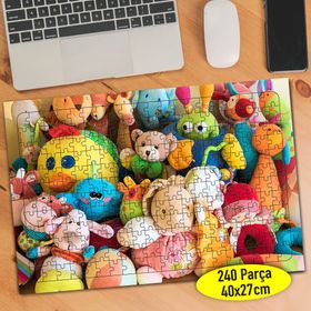 74442850 Sevimli Karışık Oyuncaklar 240 Parça Puzzle Yapboz