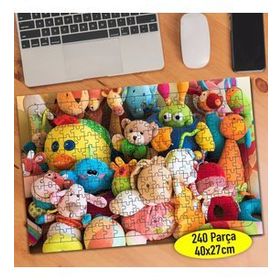 74442850 Sevimli Karışık Oyuncaklar 240 Parça Puzzle Yapboz