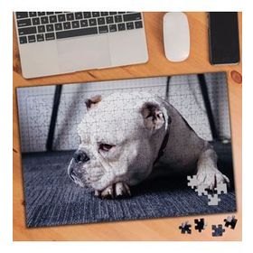 74505 Düşünceli Sevimli Köpek 240 Parça Puzzle Yapboz