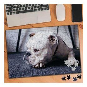 74505 Düşünceli Sevimli Köpek 240 Parça Puzzle Yapboz