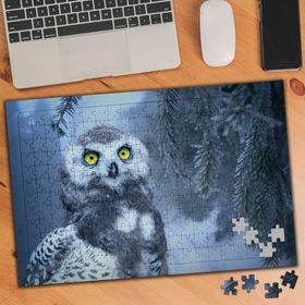 74508 Kış Mevsiminde Baykuş 240 Parça Puzzle Yapboz