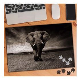 74513 Sevimli Dev Fil 240 Parça Puzzle Yapboz