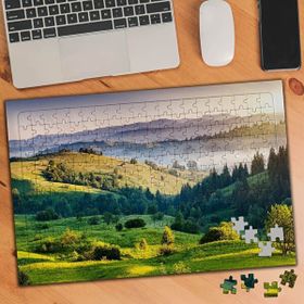 74520 Yeşil Ova Manzara 240 Parça Puzzle Yapboz