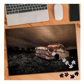 74532 Terk Edilmiş Eski Araba 240 Parça Puzzle Yapboz