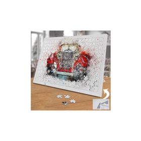 74550 Suluboya Efekti Nostalji Araba 240 Parça Puzzle Yapboz