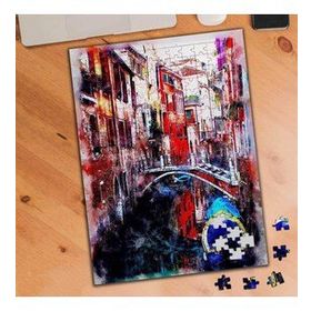 74552 Sanatsal Rengarenk Venedik Evleri 240 Parça Puzzle Yapboz
