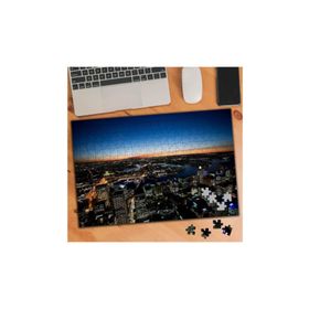 74555 Şehrin Gece Görüntüsü Manzara 240 Parça Puzzle Yapboz