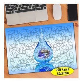 74556271 Çevre Dostu Su Damlası 240 Parça Puzzle Yapboz